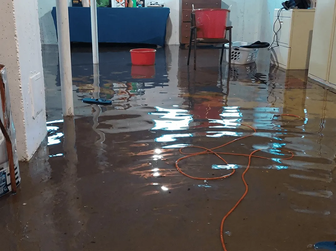 Basement with boiler, cabinets and washing machine completely flooded in Memphis, TN