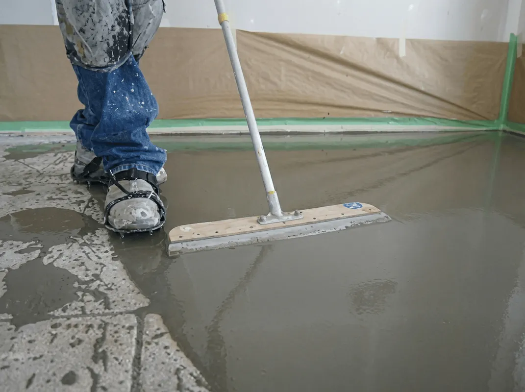 Uneven floor being professionally repaired in Memphis, TN